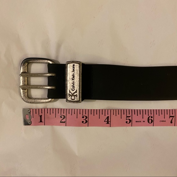 BUNDLE! CALVIN KLEIN Vintage Molded Rubber Belts - Picture 8 of 13